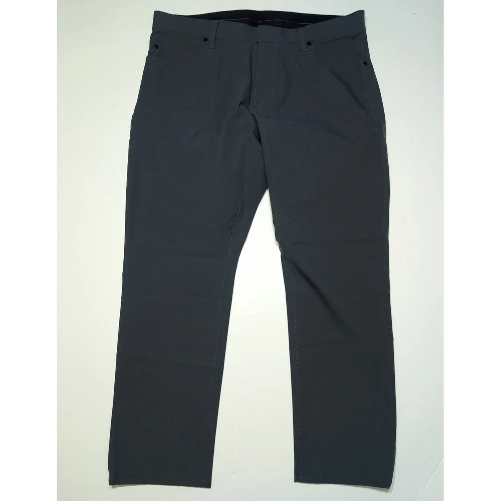 NIKE Golf Pants Men 35x30 Grey NWOT Dri-FIT Repel 5-Pocket Slim Fit DA3064-070